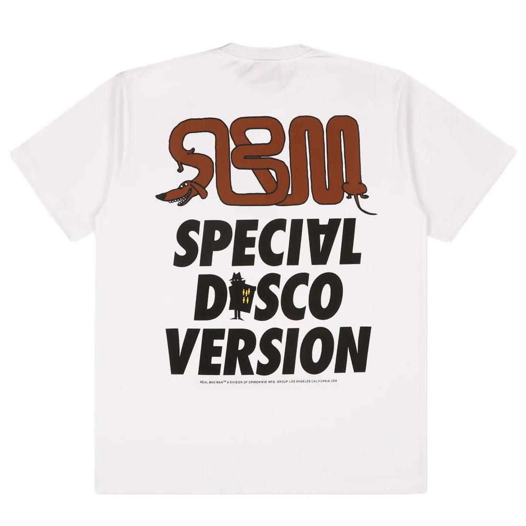 Real Bad Man Special Disco Version T-Shirt White — front view