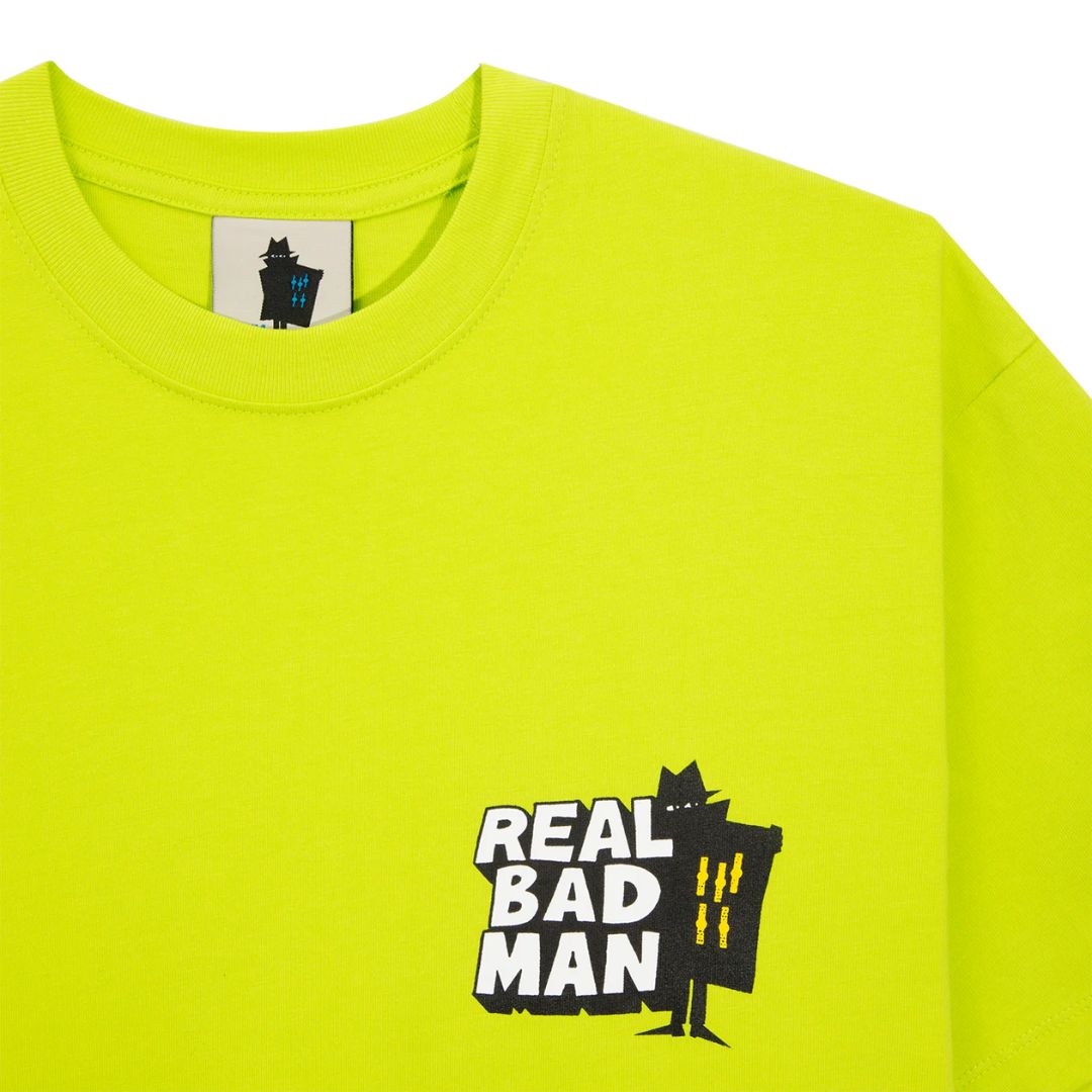 Real Bad Man Who Goes There T-Shirt Acid — detail view