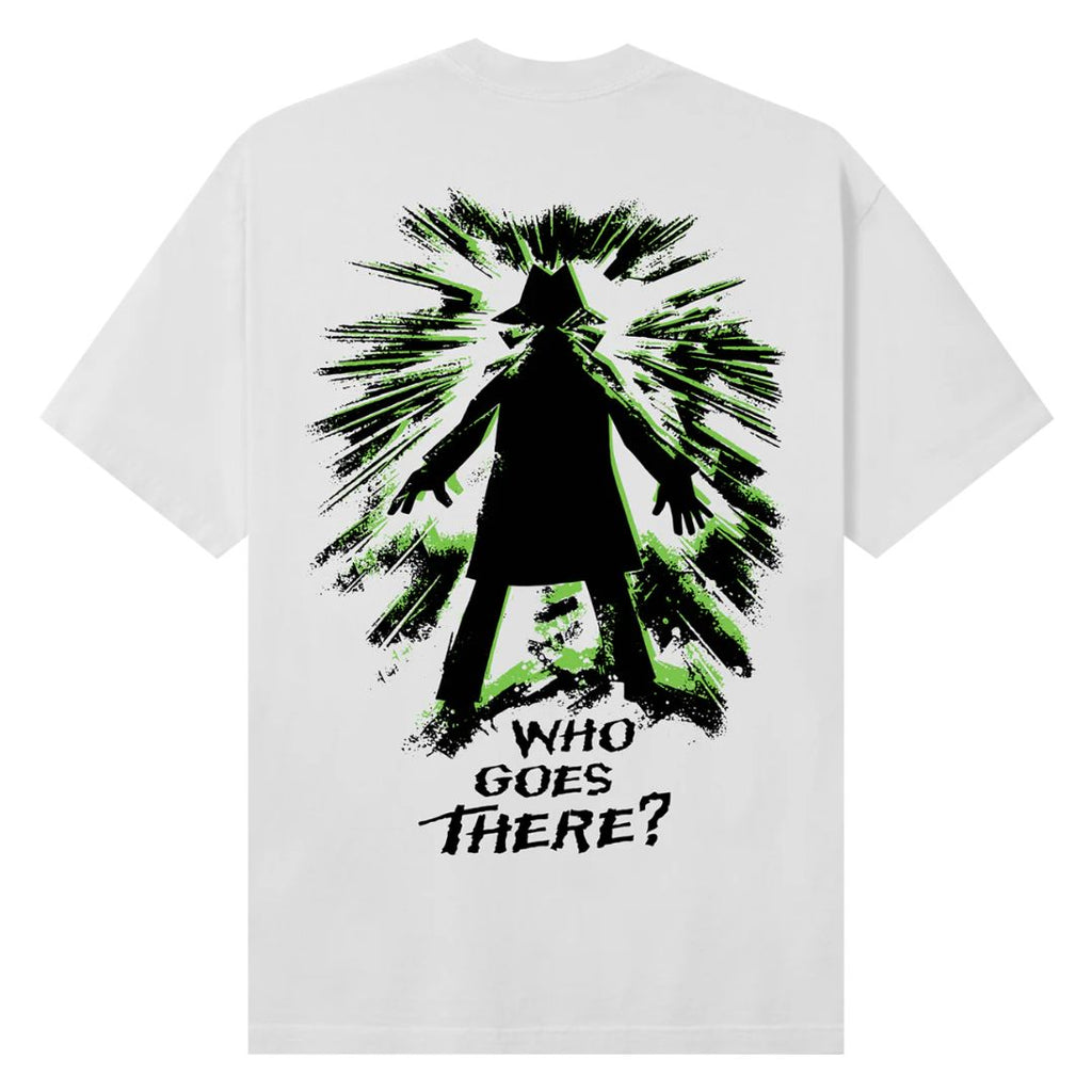 Real Bad Man Who Goes There T-Shirt White — back view