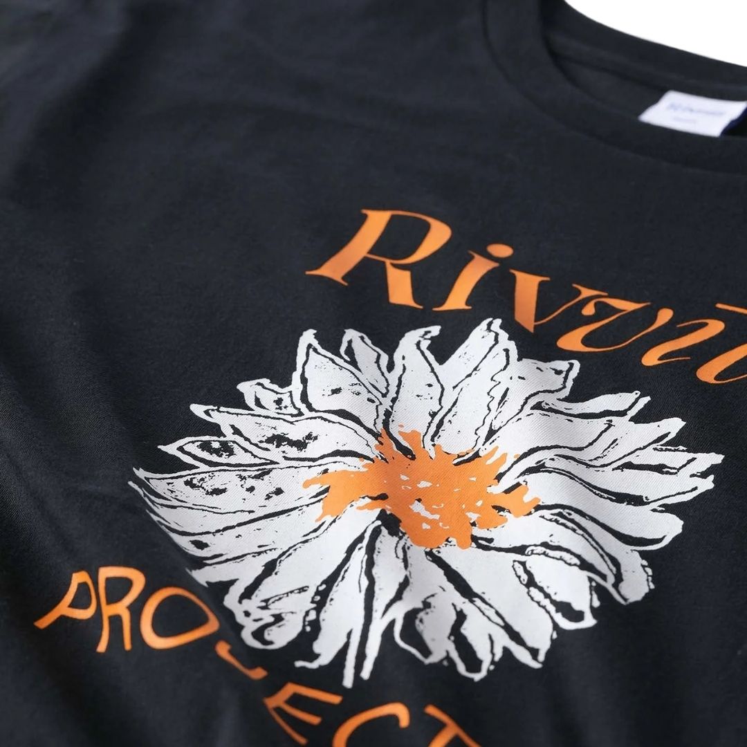 Rivvia Projects Blossom T-Shirt - Black