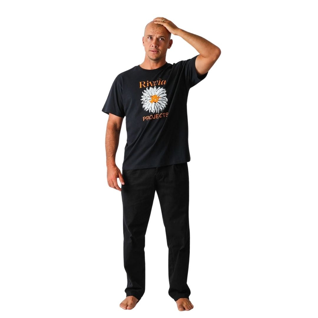 Rivvia Projects Blossom T-Shirt - Black
