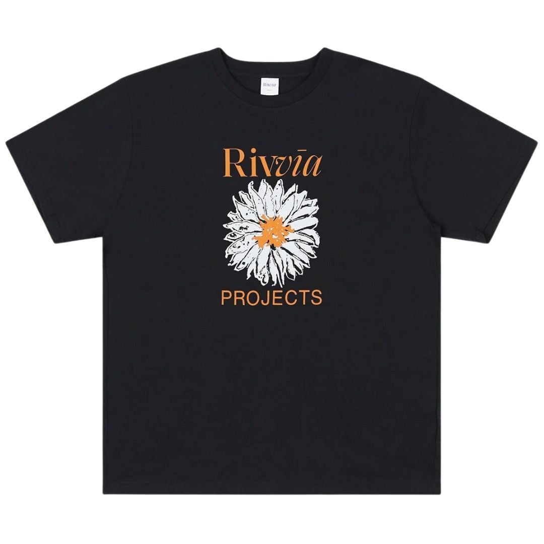 Rivvia Projects Blossom T-Shirt - Black