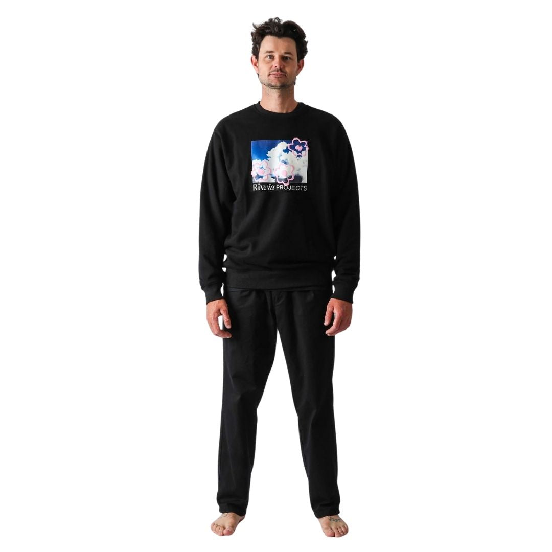 Rivvia Projects Blue Sky Crew - Black