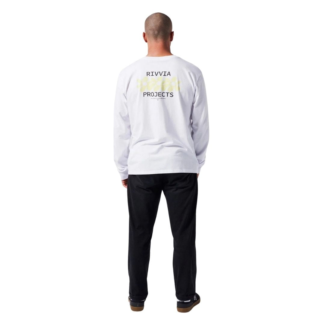 Rivvia Projects Digi Flower Long Sleeve T-Shirt - White
