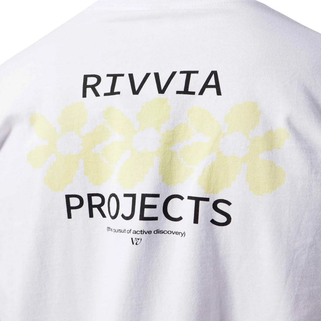 Rivvia Projects Digi Flower Long Sleeve T-Shirt - White