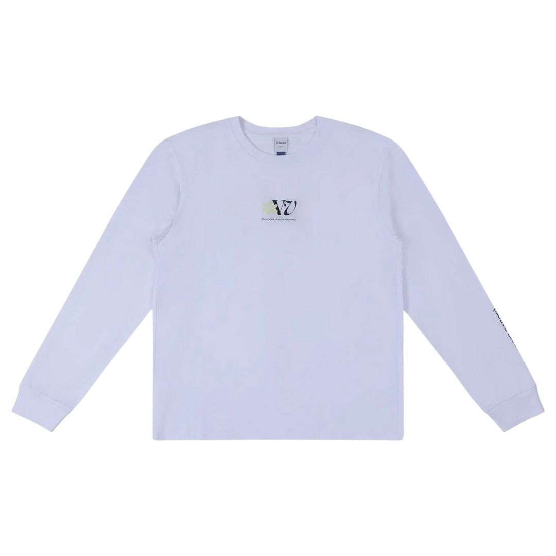 Rivvia Projects Digi Flower Long Sleeve T-Shirt - White