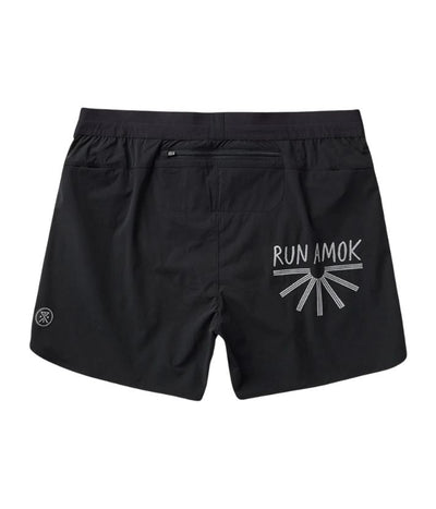 Roark | Run Amok Alta Running Short 5" - Black