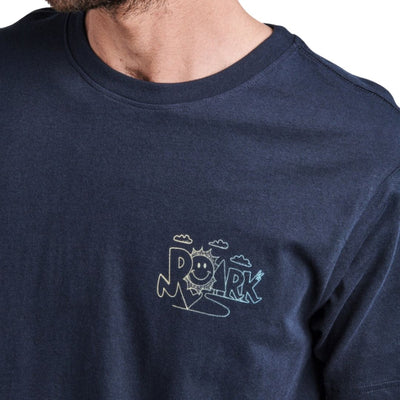 Roark Happy Daze Organic T-Shirt - Navy