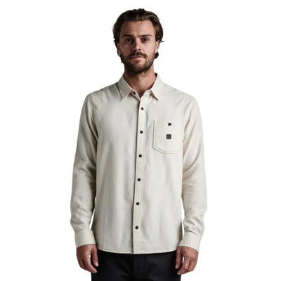 Roark Nordsman Light Organic Long Sleeve Shirt - Almond
