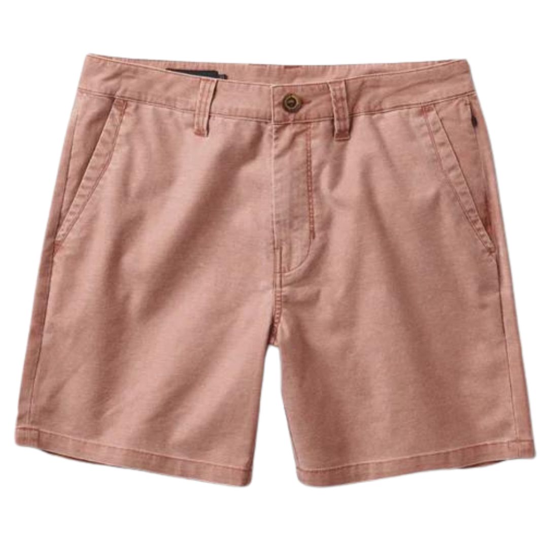 Roark Porter Wash 17" Chino Shorts - Russet