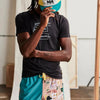 Roark | Run Amok X Basquiat Mathis Running T-Shirt - Basquiat / Black