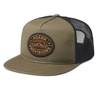 Roark Station Guideworks Trucker Hat - Military / Pignoli