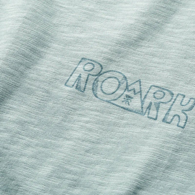 Roark Unhustle Organic T-Shirt - Dirty Blue