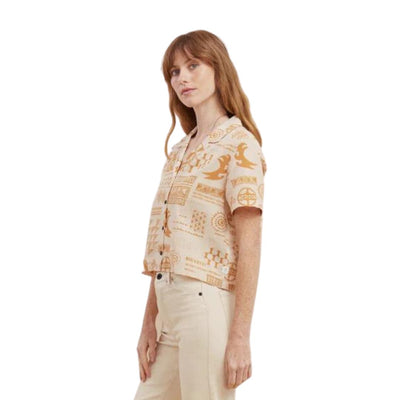 Roark Womens | Hinano Idle Button Up Shirt - Golden