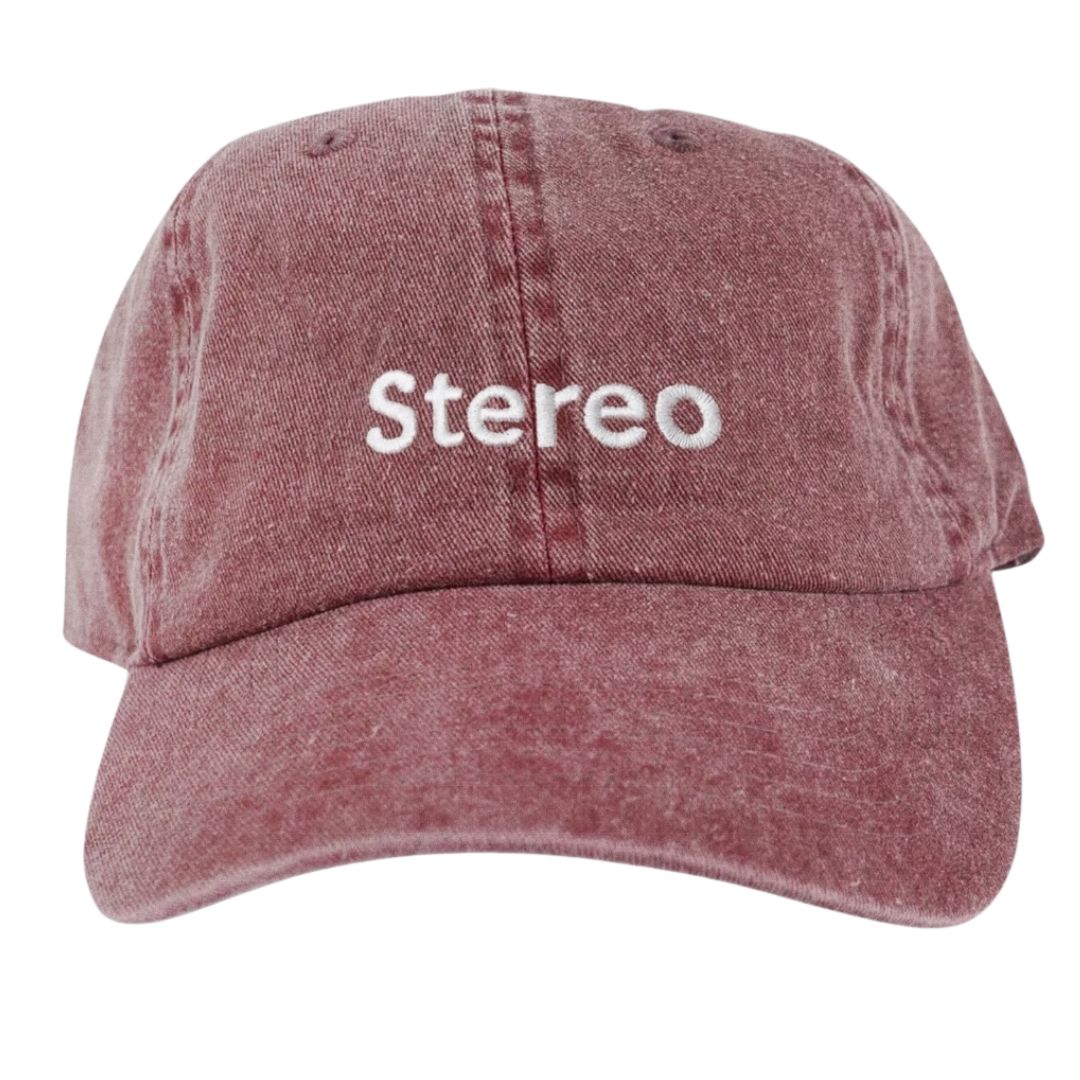 Stereo Dad Hat - Burgundy