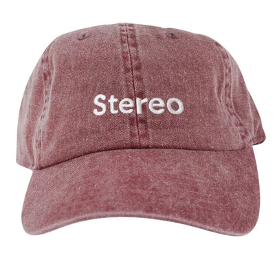 Stereo Dad Hat - Burgundy