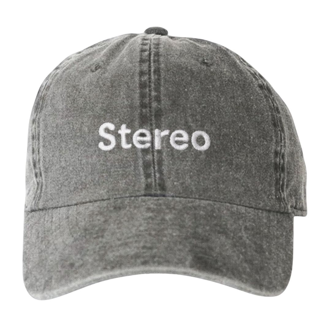 Stereo Dad Hat - Washed Black