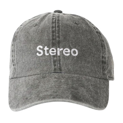 Stereo Dad Hat - Washed Black