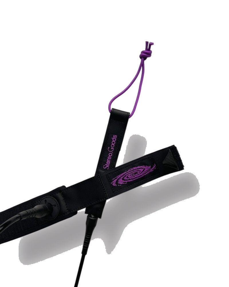 Stereo Leash 9ft Knee — rail saver detail