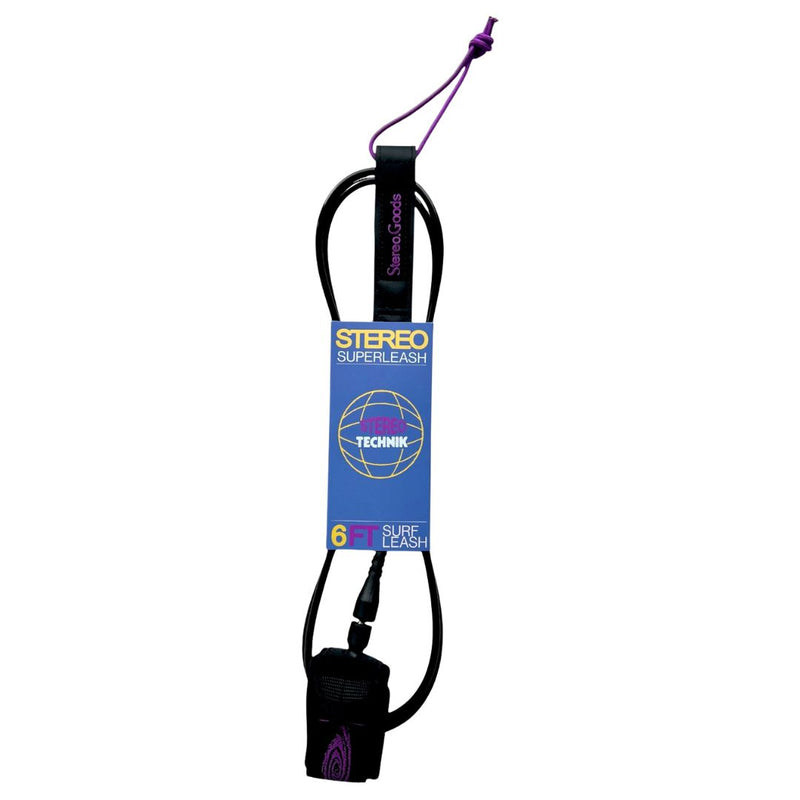 Stereo Superleash Surf Leash - Black
