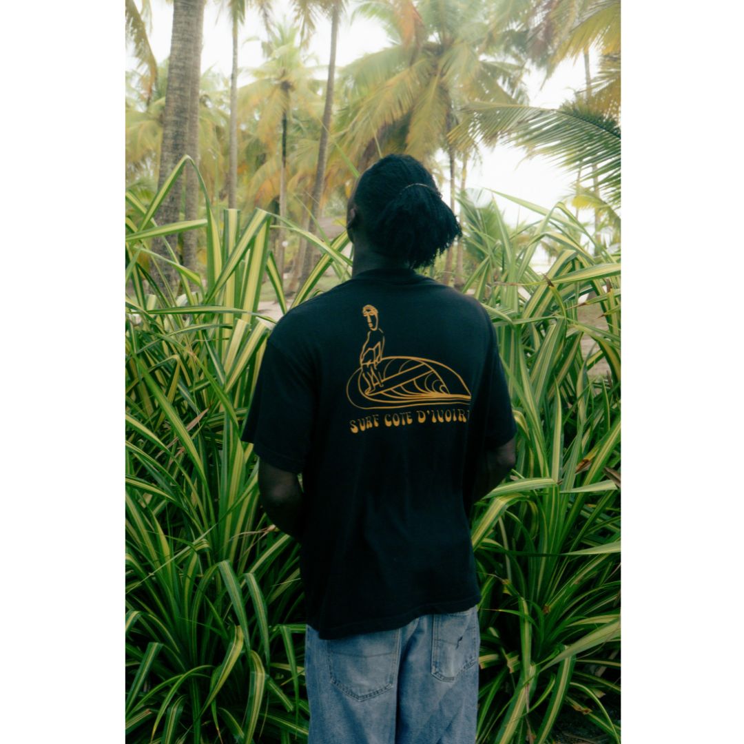 Surf Côte d’Ivoire Dollar SPF50+  T-Shirt - Black