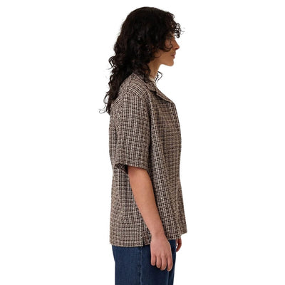 Thrills Hazed Adrianna Shirt - Coffee
