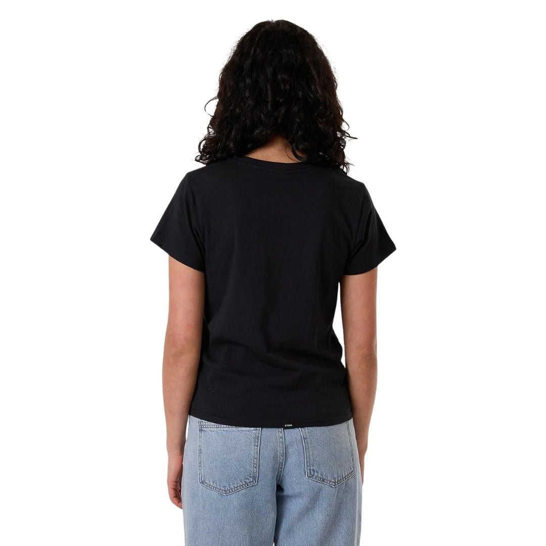 Thrills Insignia Everyday T-Shirt Washed Black | Byron Bay