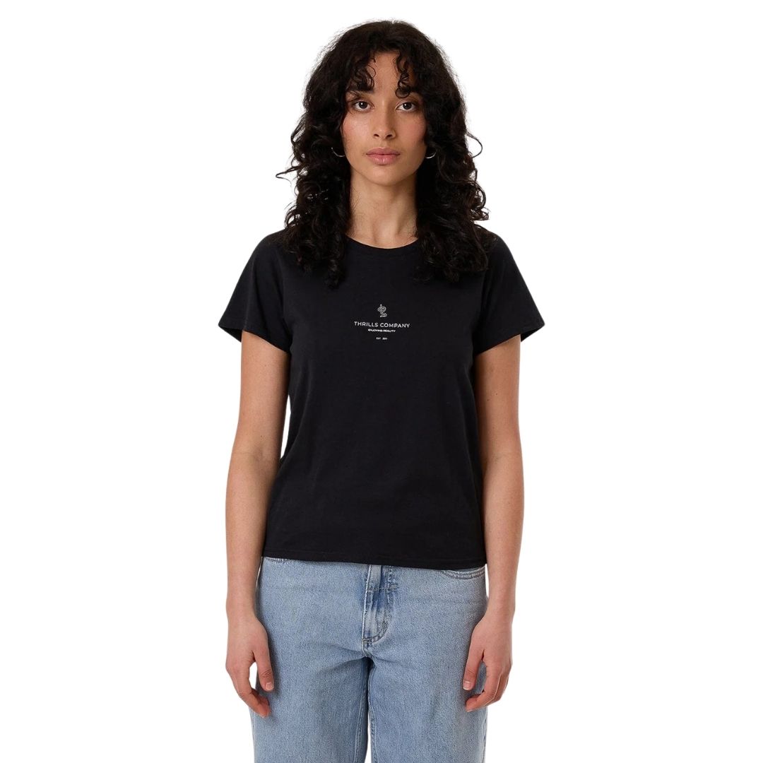 Thrills Insignia Everyday T-Shirt - Washed Black