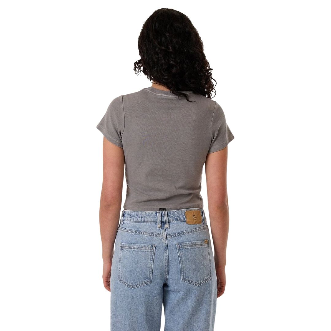 Thrills Natures Library Mini T-Shirt - Washed Grey