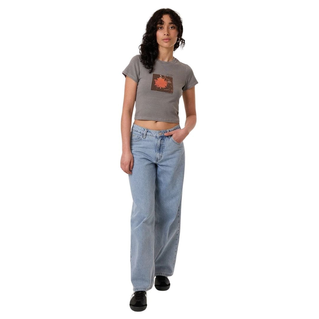 Thrills Natures Library Mini T-Shirt - Washed Grey