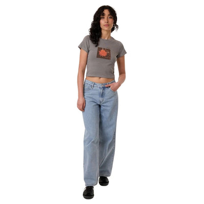 Thrills Natures Library Mini T-Shirt - Washed Grey
