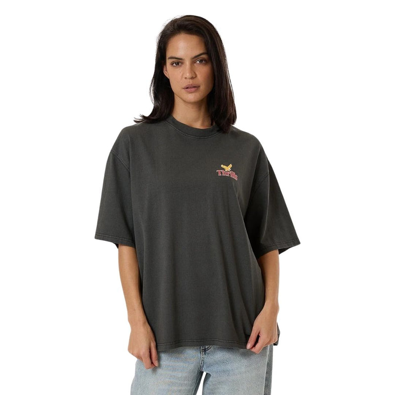 Never Stop Oversized T-Shirt - Merch Black
