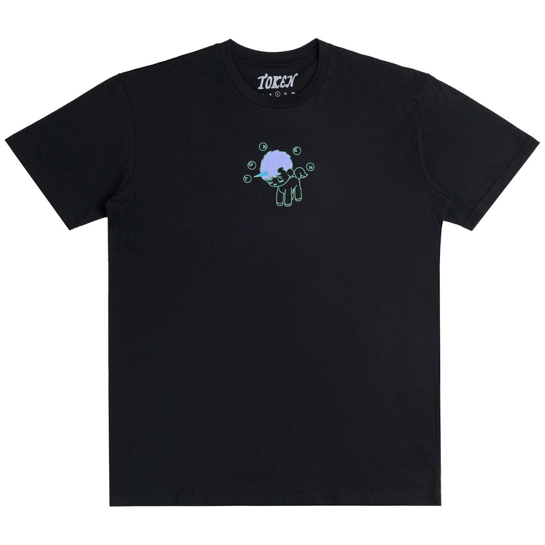 Token Unicorn T-Shirt - Black