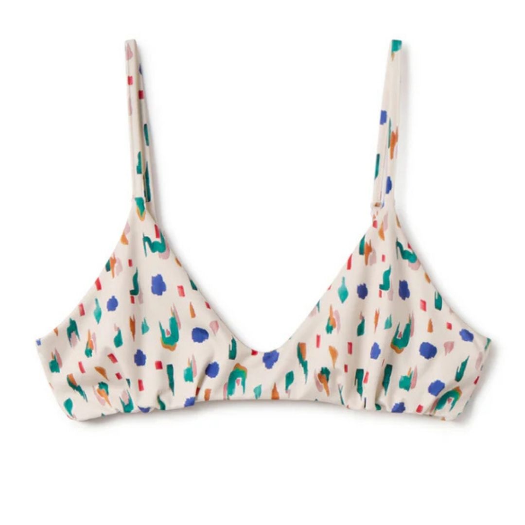 Twothirds Sutton Bikini Top - Abstract Print