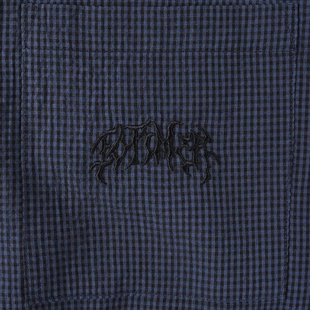 Former Vivian Check Short Sleeve Shirt - Navy - back