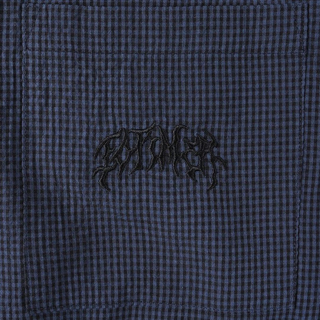 Former Vivian Check Short Sleeve Shirt - Navy - back
