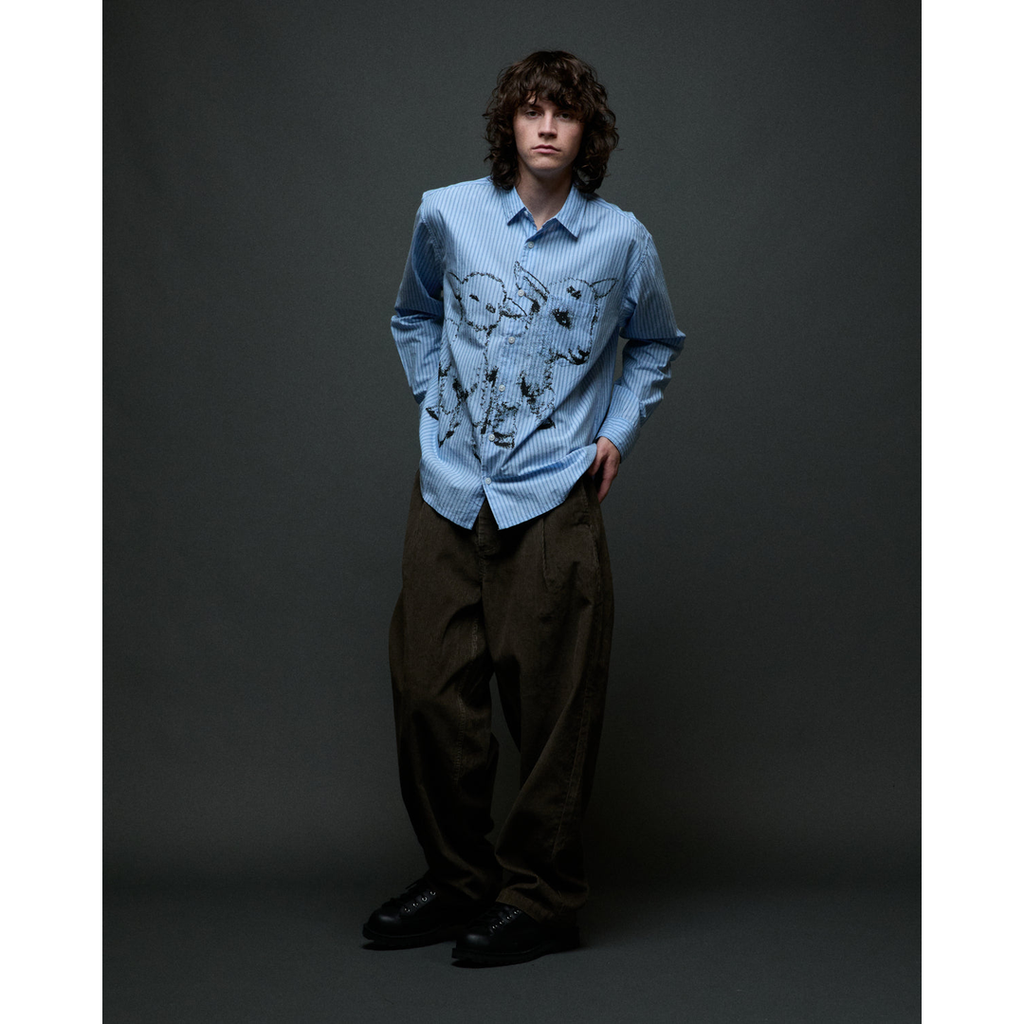 Obey Dean Faded Wash Cord Pant - Wren Faded Wash - detail 3