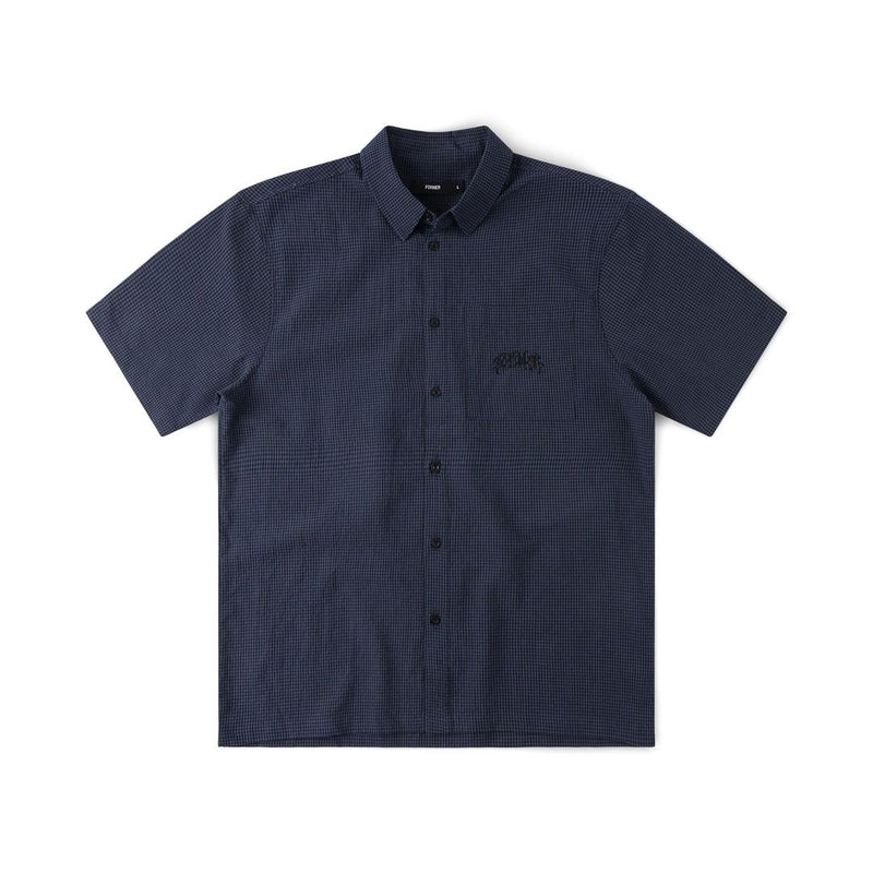 Former Vivian Check Short Sleeve Shirt - Navy - front