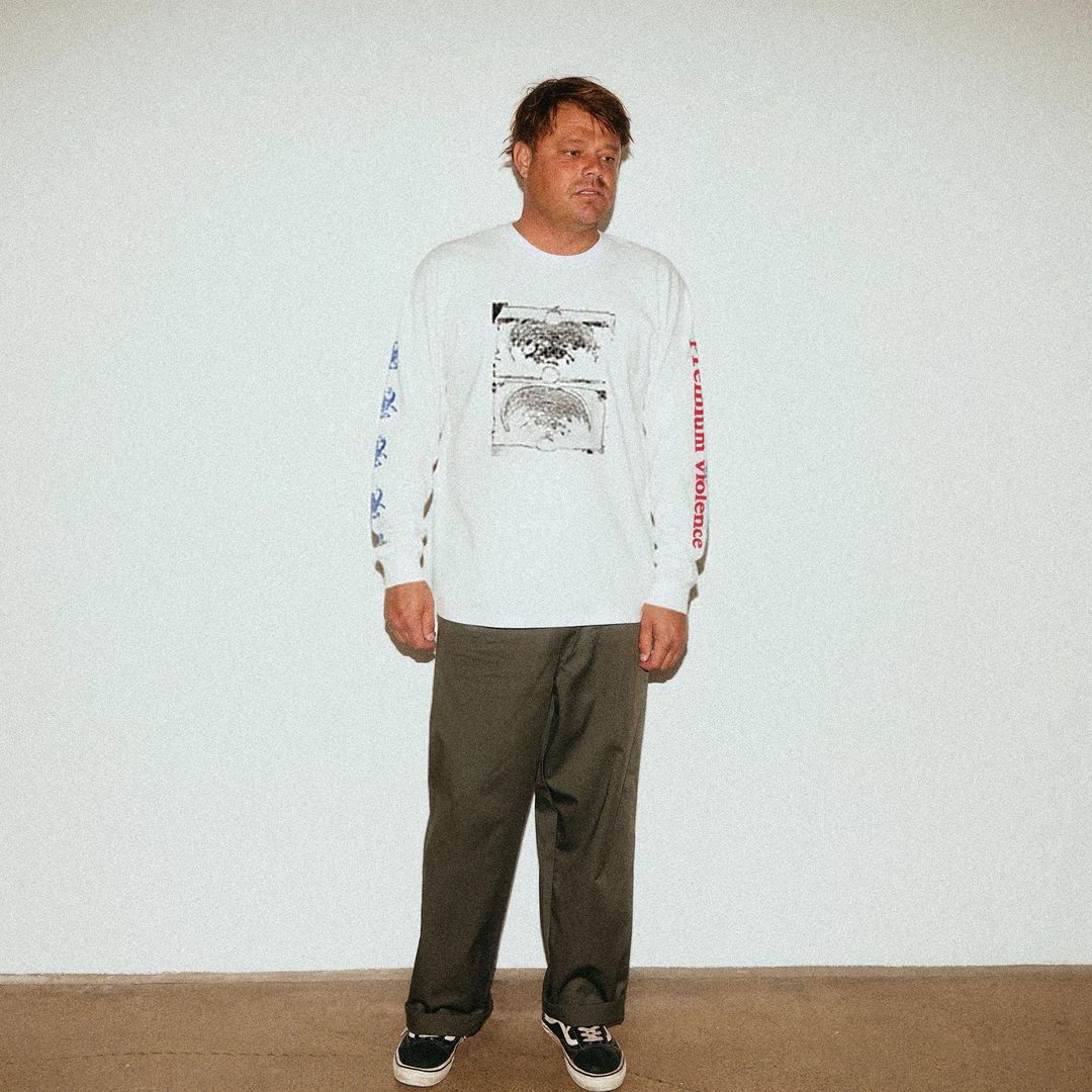 Former PV Long Sleeve T-Shirt - Bone - detail