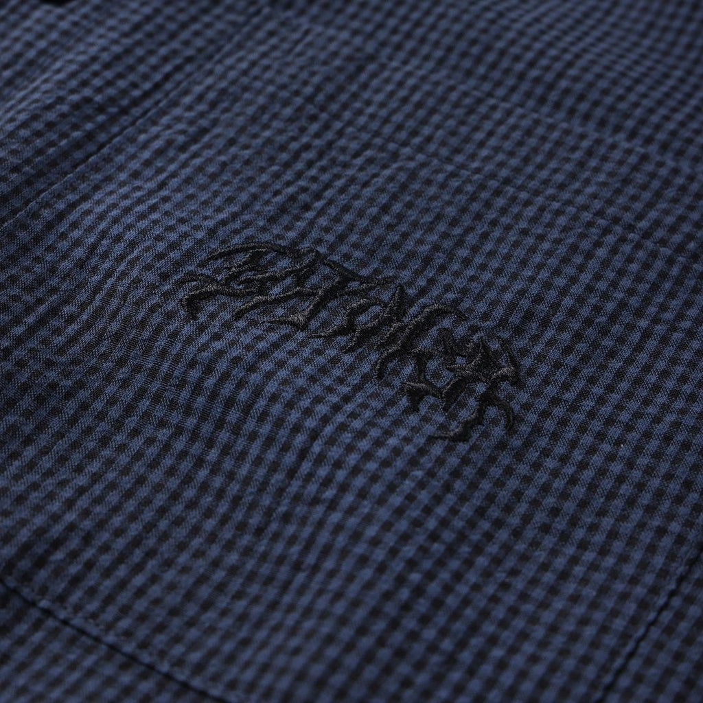 Former Vivian Check Short Sleeve Shirt - Navy - detail