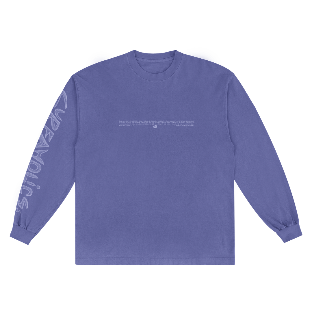 Latitud Fuego Surfaholics Longsleeve Iris Bloom Faded — front view