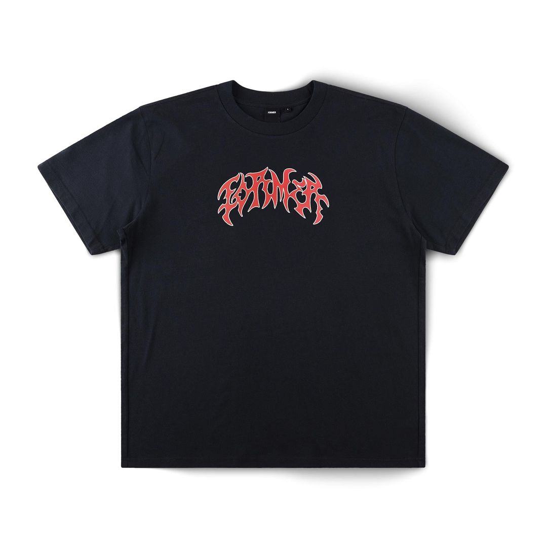Former Puncture T-Shirt - Black - front