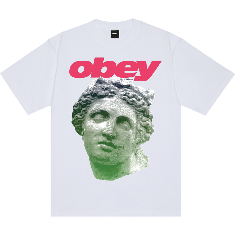 Obey Etruscan Heavyweight T-Shirt - White - front