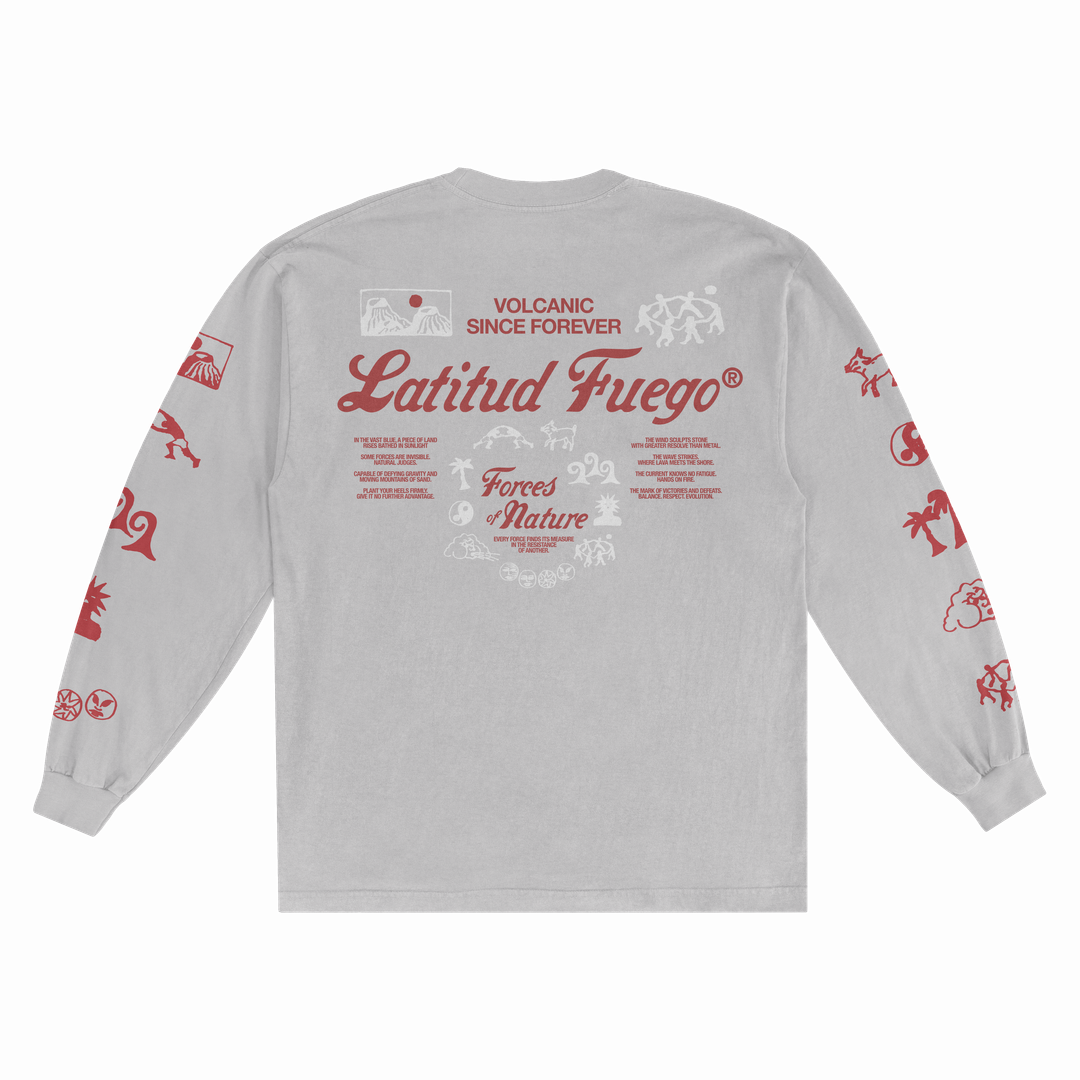 Latitud Fuego FN Talisman Longsleeve Bone Grey — back view