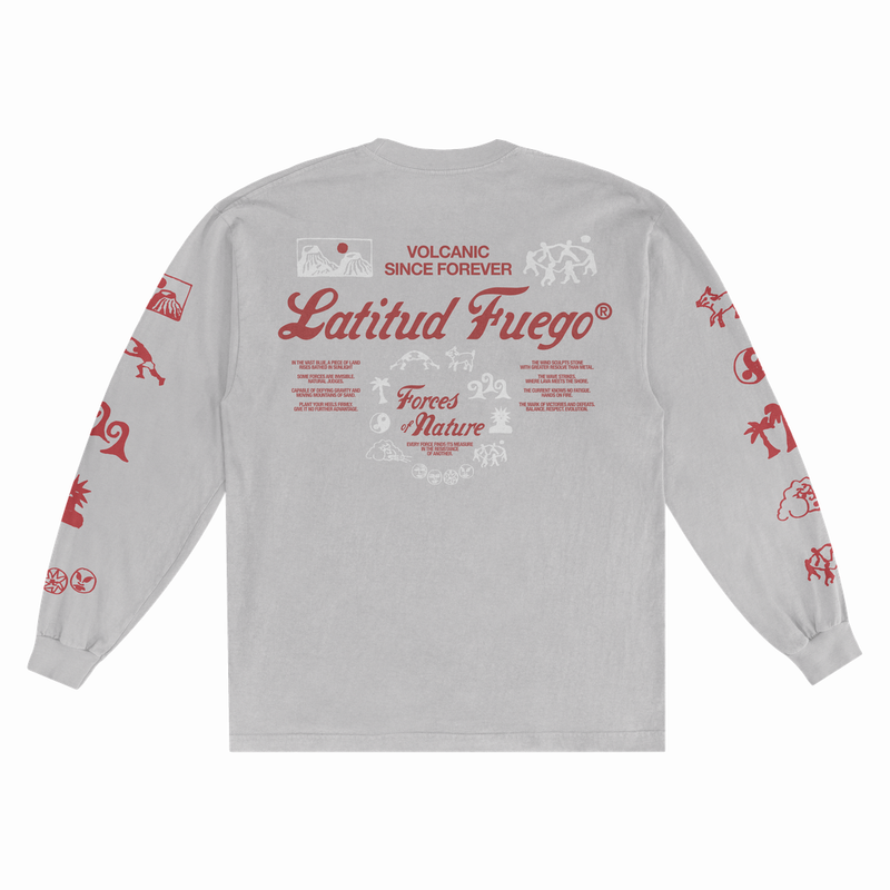 Latitud Fuego FN Talisman Longsleeve Bone Grey — back view