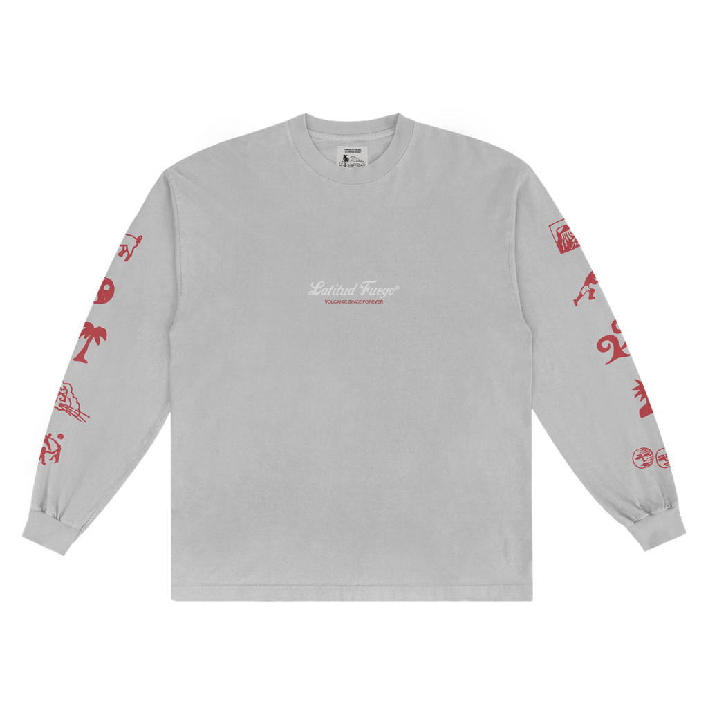Latitud Fuego FN Talisman Longsleeve Bone Grey — front view