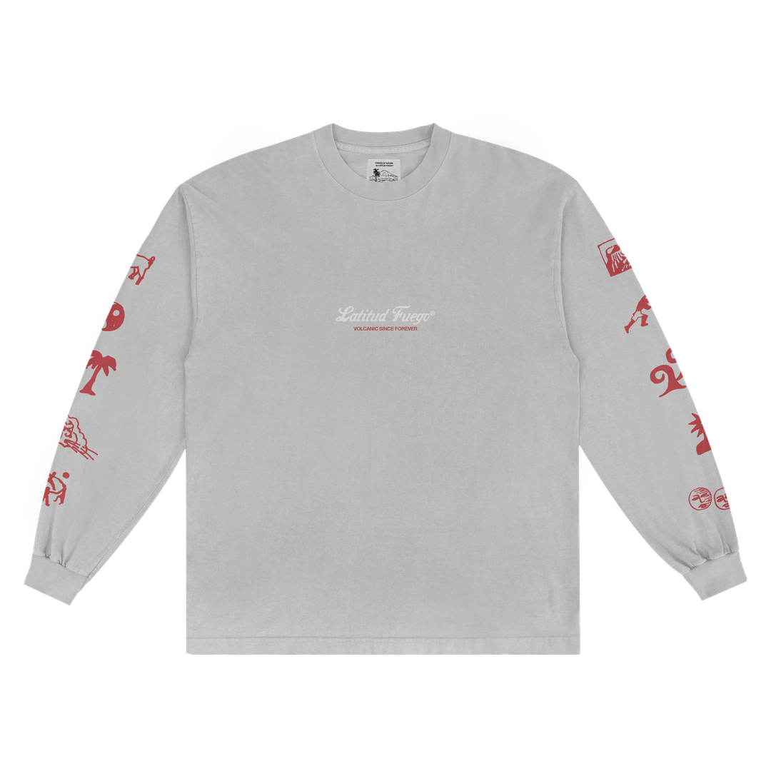Latitud Fuego FN Talisman Longsleeve Bone Grey — front view