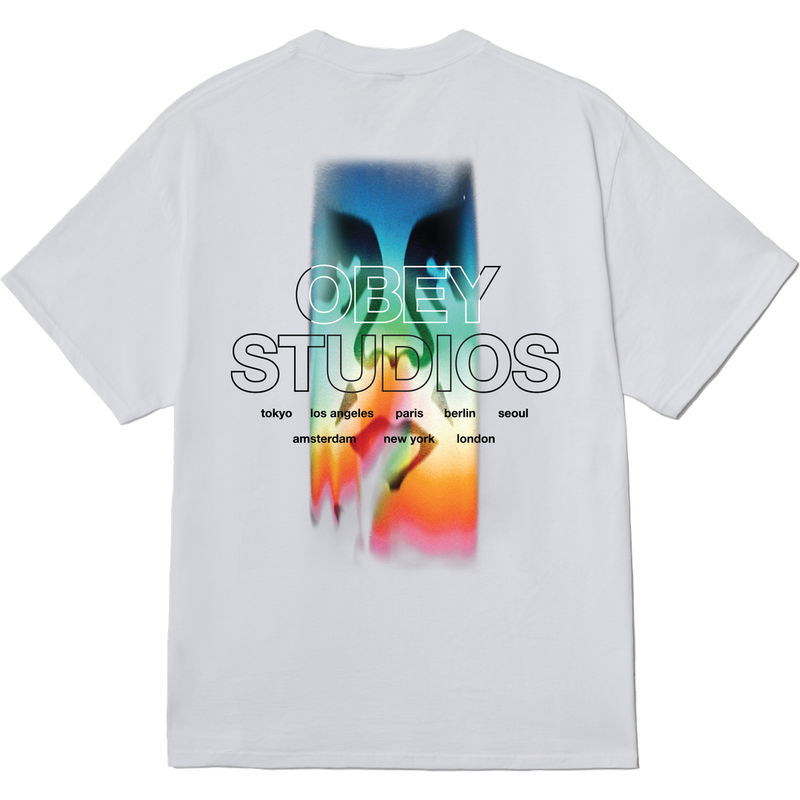 Obey Spectrum Classic T-Shirt - White - front