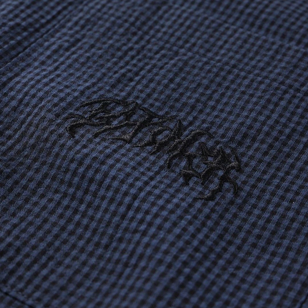 Former Vivian Check Short Sleeve Shirt - Navy - detail