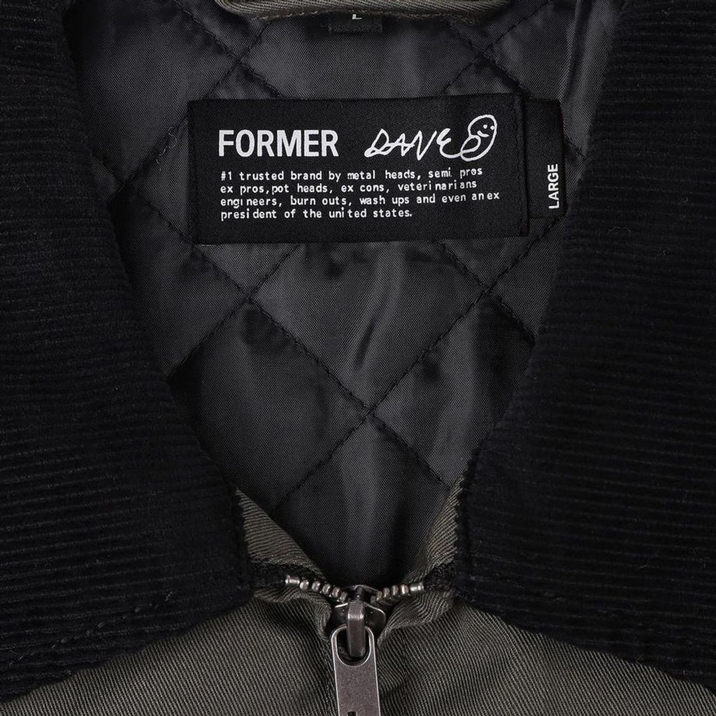 Former Reynolds Jacket - Deep Olive - detail